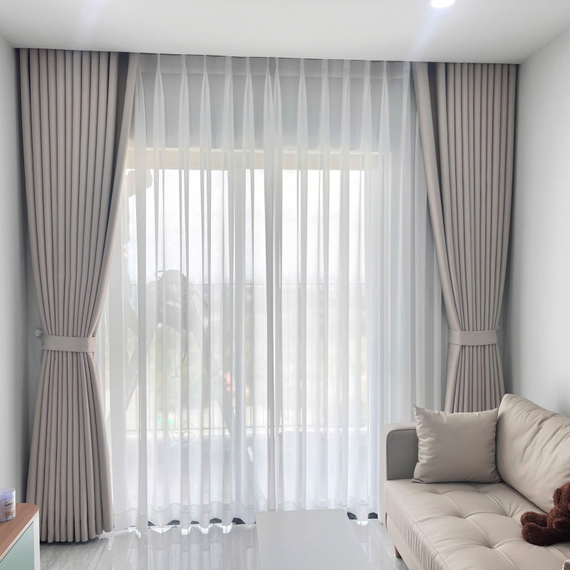 Rèm vải hai lớp chống nắng - 02