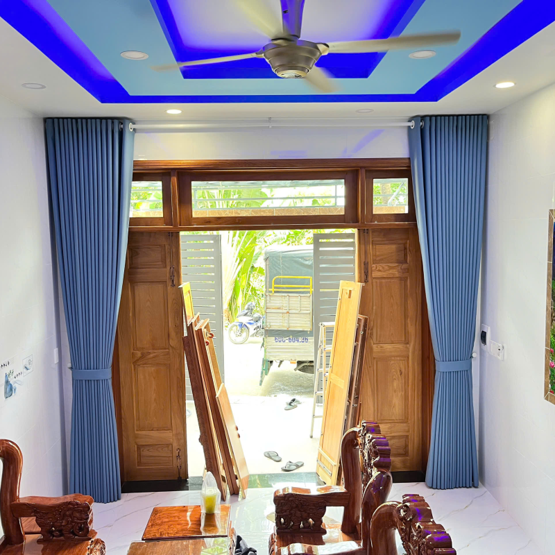 Rèm vải 1 lớp chống nắng - 04