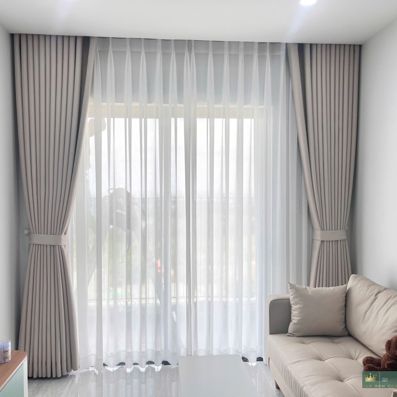 Rèm vải hai lớp chống nắng - 02